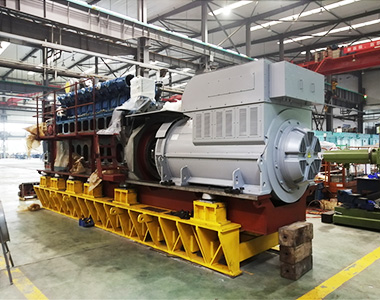 贵州省盘州红达瓦斯电站项目配4台米兰网web站6极高压1550KW/10.5KV