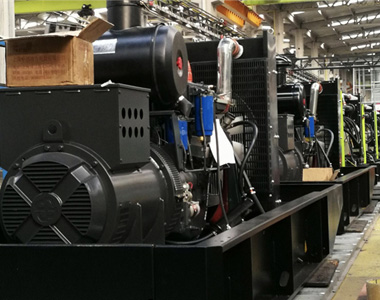 米兰网web站发电机批量出口国外某电信项目