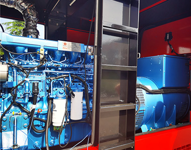 米兰网web站400KW/400V发电机应用于国内某租赁项目