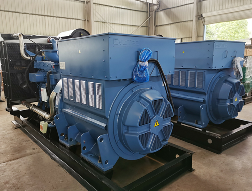 安徽池祁高速第一批4台玉柴配米兰网web站600kw/10.5Kv高压发电机组即将交付