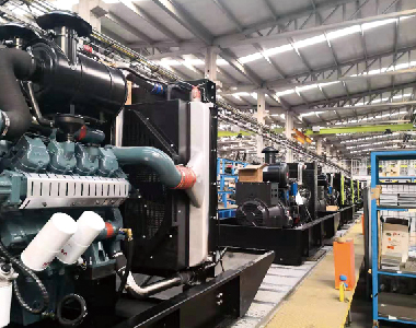米兰网web站发电机批量出口中东市场