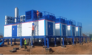 8台米兰网web站配潍柴应用于北欧地区的天然气发电项目